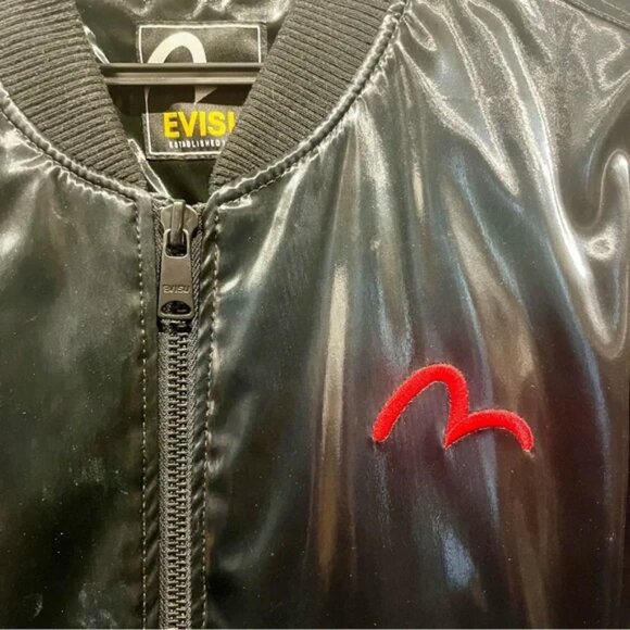 EVISU The Spirit Of EVISU Japanese Designer Bomber Jacket - Picture 9 of 14